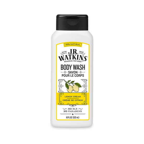 J.R. Watkins Body Wash – Lemon Cream