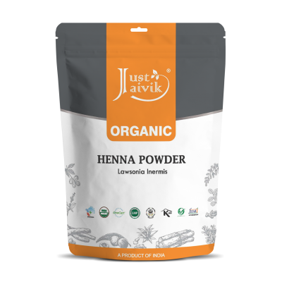 Just Jaivik Organic Natural Henna Powder