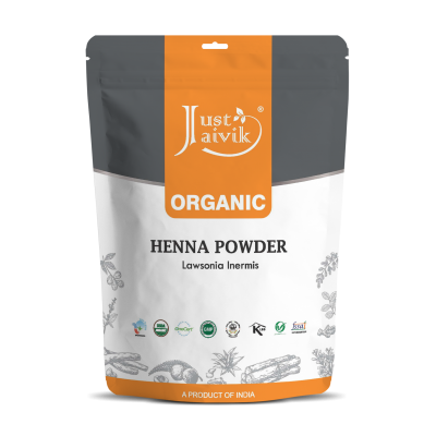 Just Jaivik Organic Natural Henna Powder