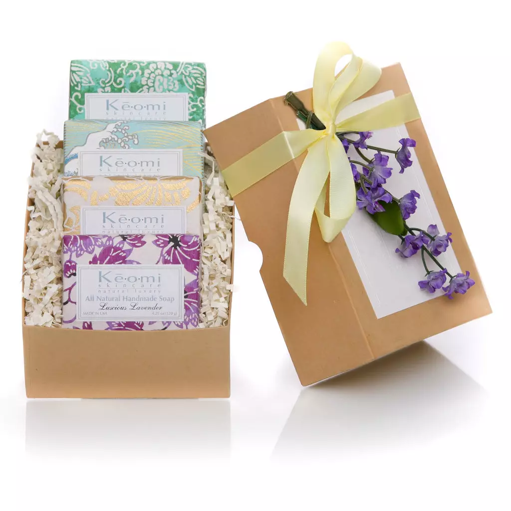 Keomi Skincare All Natural Handmade Soap Gift Set