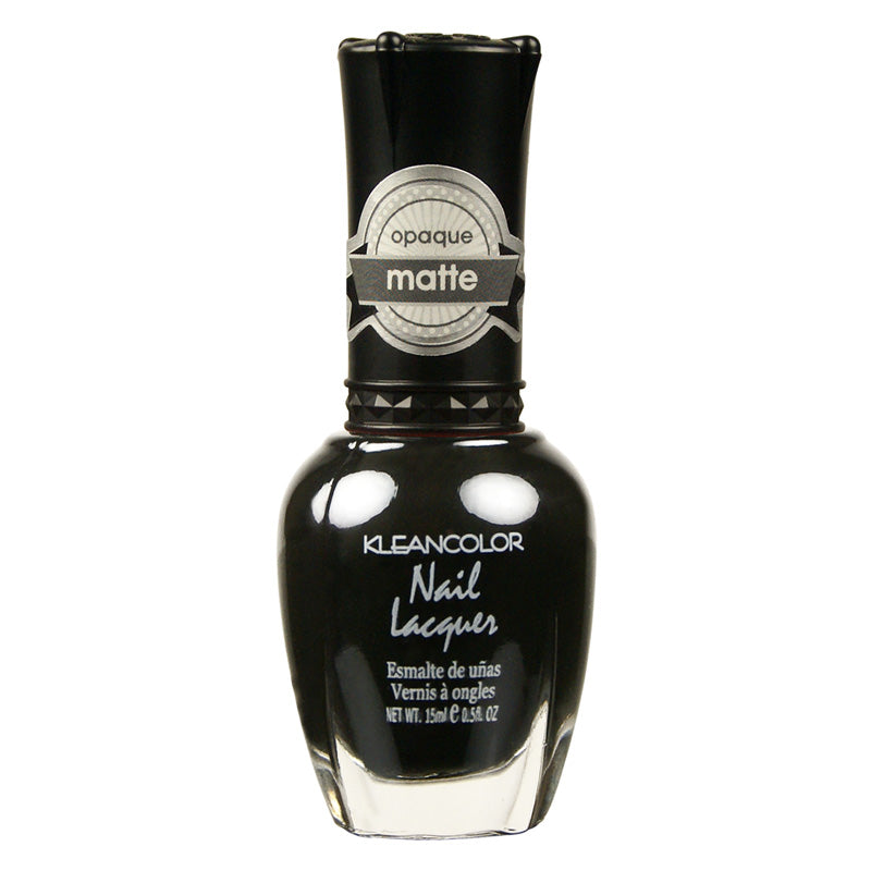 Kleancolor Matte Nail Lacquer – Black