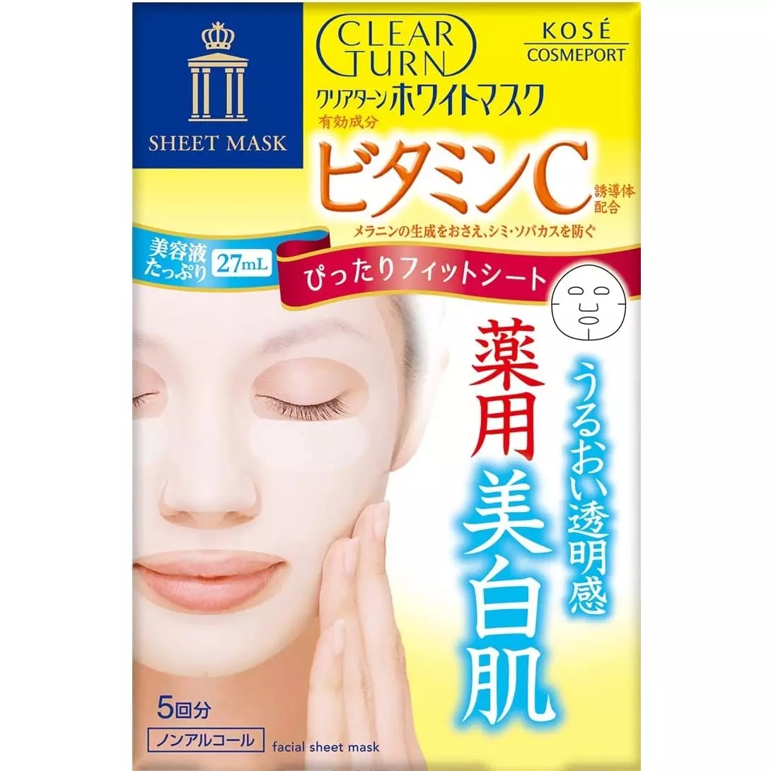 Kose Clear Turn White Vitamin C Facial Mask