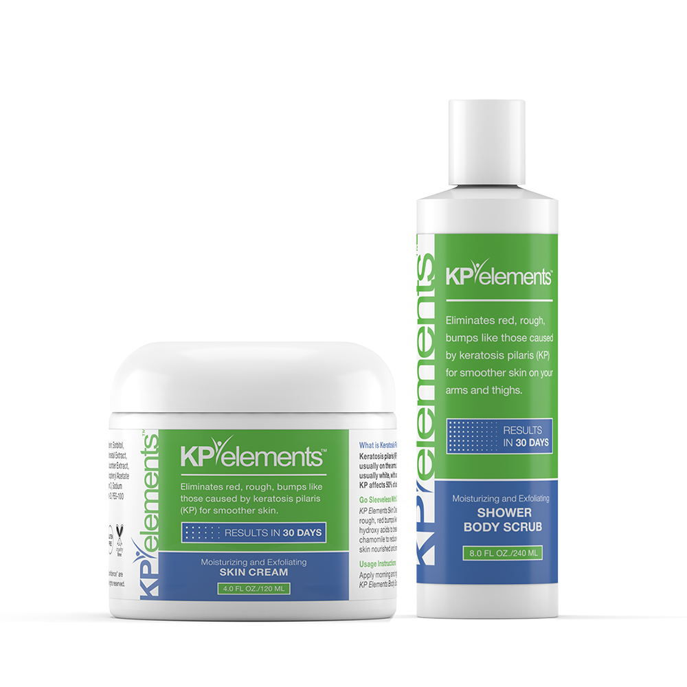 KP Elements Keratosis Pilaris Body Scrub & Exfoliating Skin Cream