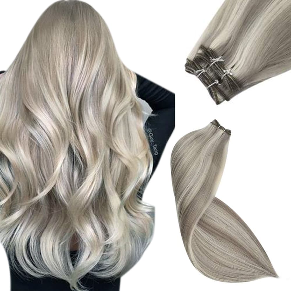 Laa Voo Highlight Blonde Halo Hair Extensions