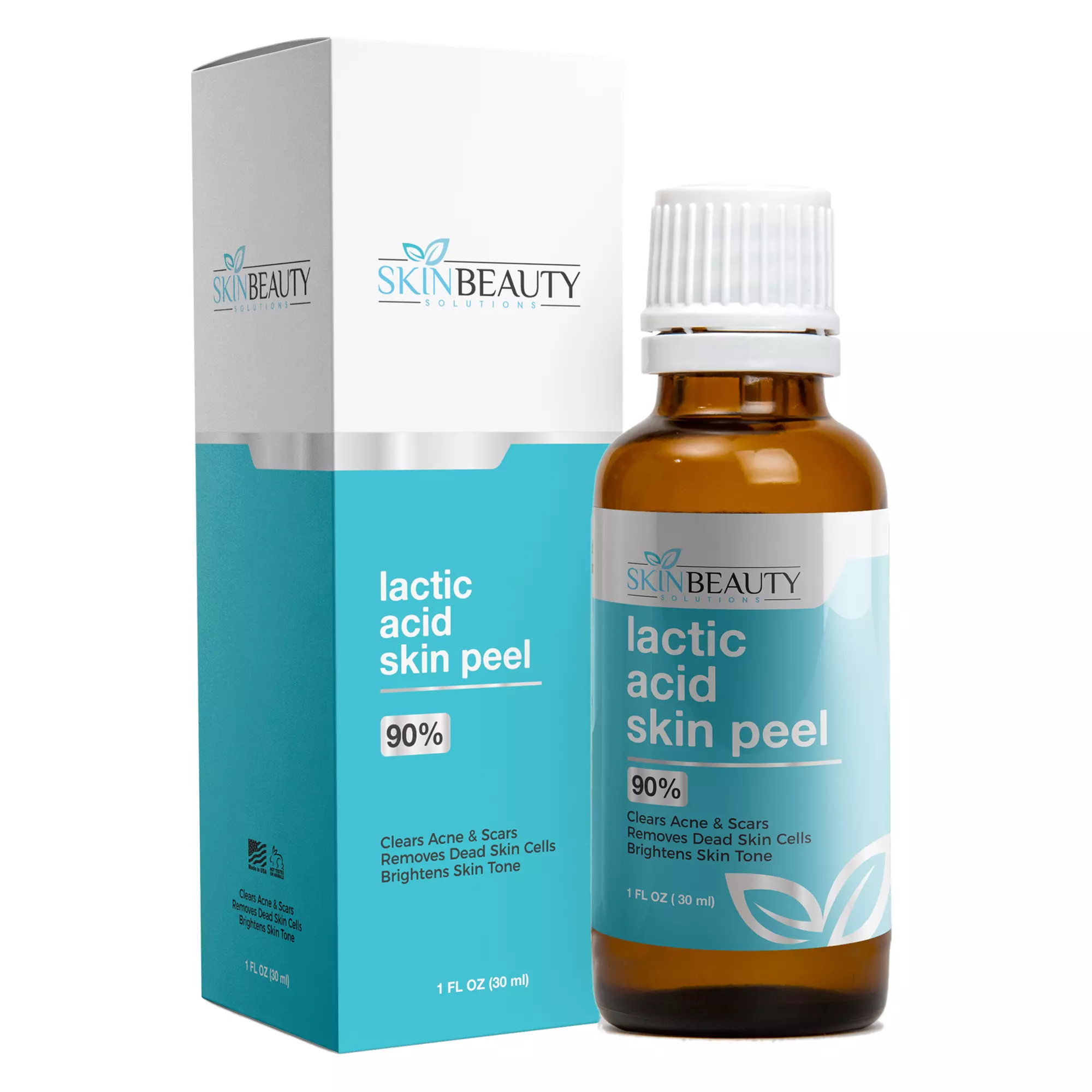 LACTIC Acid Peel 90% Skin Chemical Peel- At Home Peel-Alpha Hydroxy (AHA)
