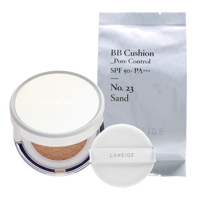 Laneige BB Cushion Pore Control Foundation – No.23 Sand