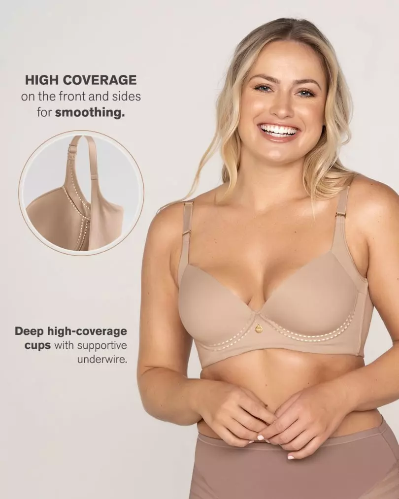 Leonisa Back Smoothing Full Coverage Bra