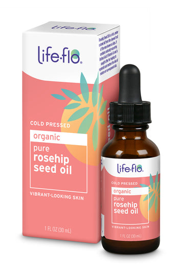Life-Flo Pure Rosehip Seed Oil | Organic & Cold Pressed | Moisturizing Treatment for Facial & Skin Care | 4oz