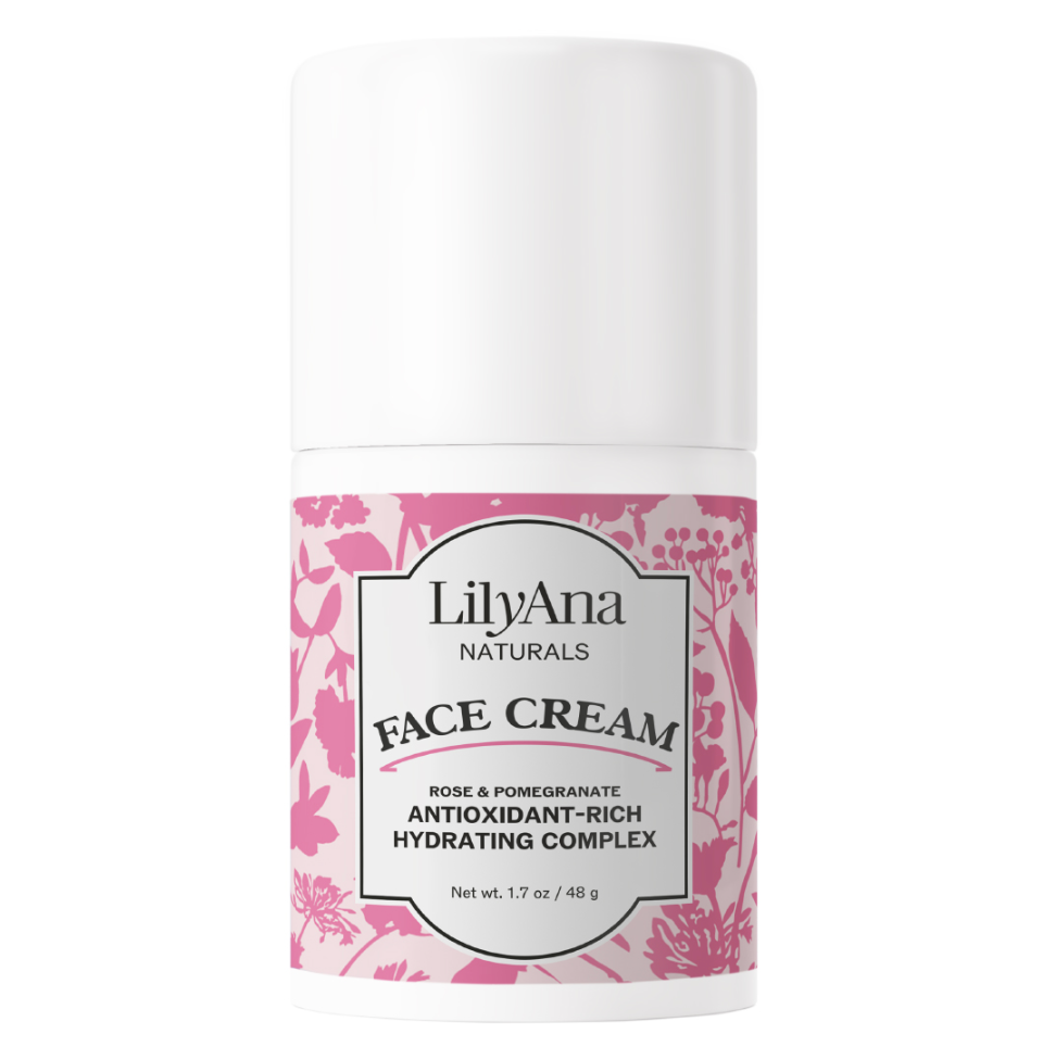 LilyAna Naturals Rose & Pomegranate Face Cream