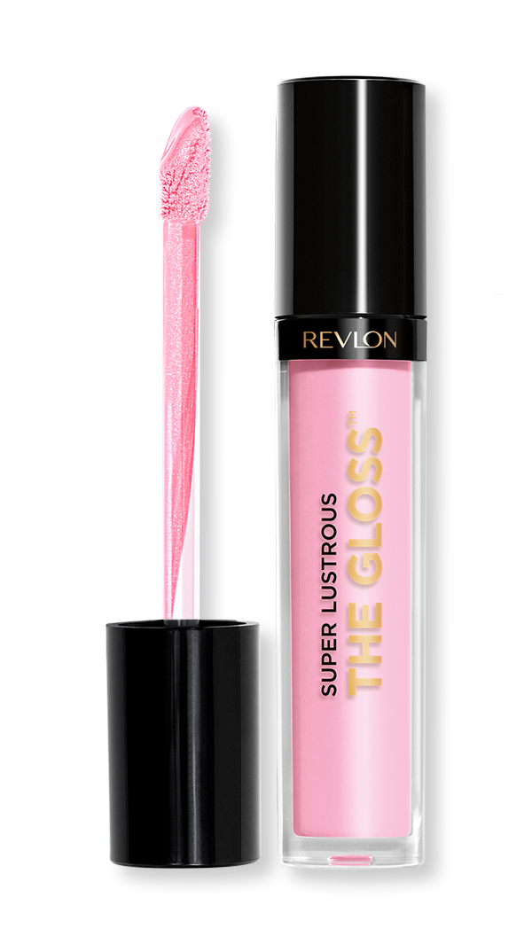 Lip Gloss by Revlon, Super Lustrous The Gloss, Non-Sticky, High Shine Finish, 207 Pink Sky, 0.13 Oz Sky Pink