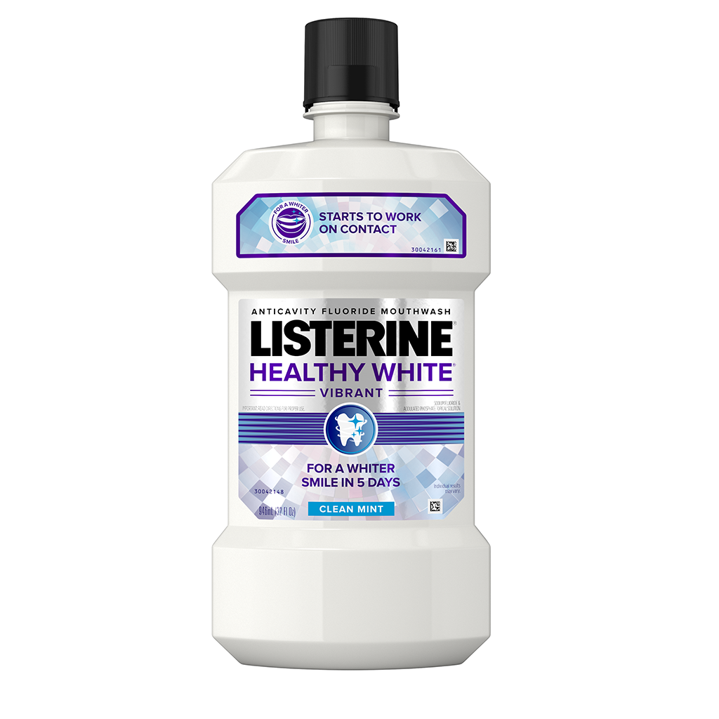 Listerine HealthyWhite Anticavity Fluoride Mouthwash
