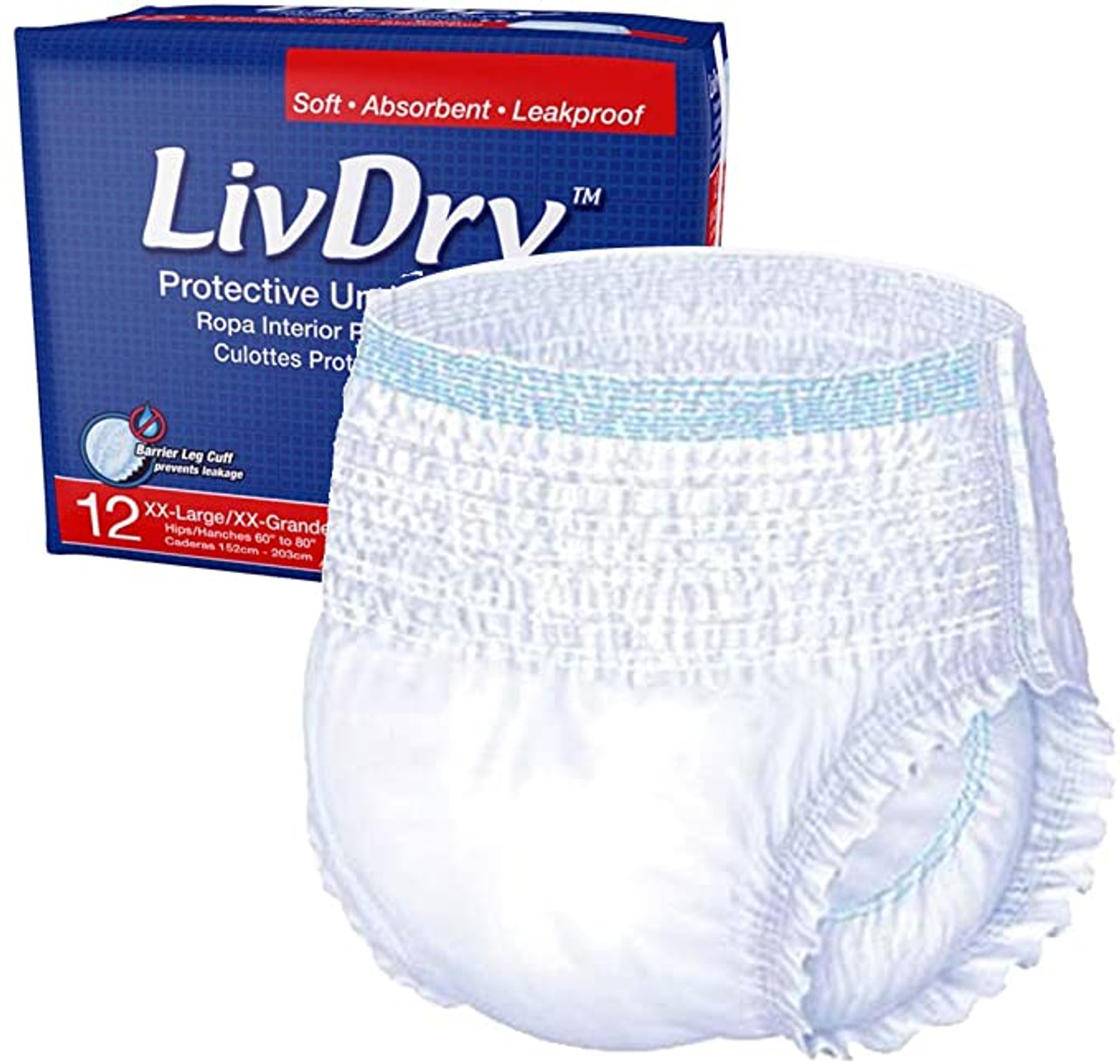 LivDry Protective Incontinence Pants