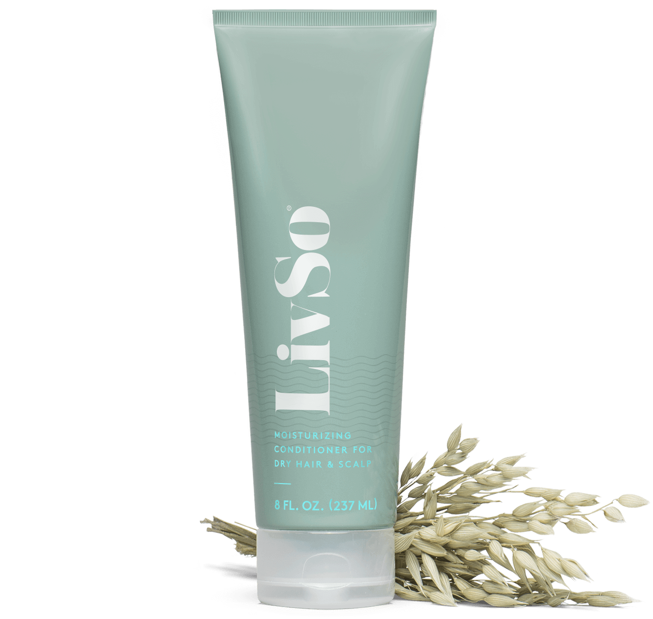 LivSo Moisturizing Conditioner - Dermatologist Created - Moisturizes Hair & Scalp - Naturally Derived - Fresh Feel - Clinically Proven & Effective 8 Fl Oz (Pack of 1)