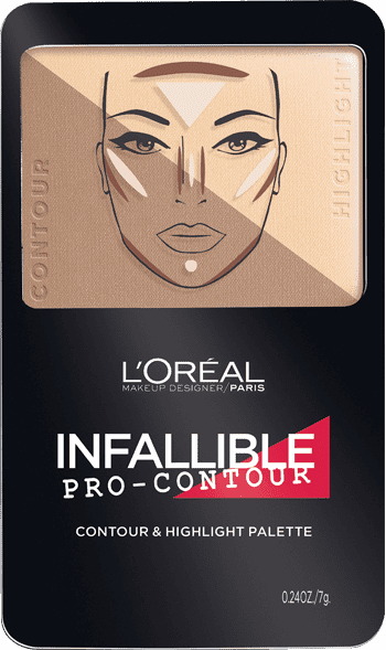 L'Oréal Paris Infallible Pro Contour Palette, Light/Clair