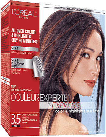 L'Oreal Paris Couleur Experte 2-Step Home Hair Color and Highlights Kit