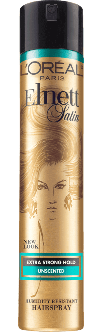 L'Oreal Paris Elnett Satin Hairspray Extra Strong Hold Unscented 11 oz; (Packaging May Vary) 11 Ounce (Pack of 1) Unscented