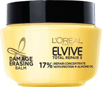 L'Oreal Paris Elvive Total Repair 5 Damage-Erasing Balm with Almond and Protein, 8.5 Ounce 8.5 Fl Oz (Pack of 1)
