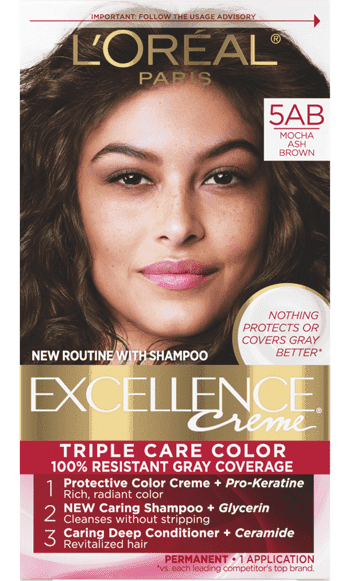 L’Oreal Paris Excellence Créme Triple Protection Color – 5AB Mocha Ash Brown