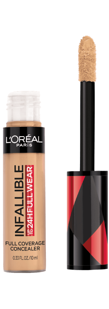 L'Oreal Paris Makeup Infallible Full Wear Waterproof Matte Concealer, Amber 385 Amber