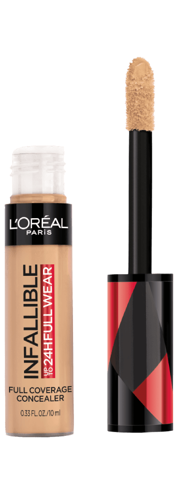 L'Oreal Paris Makeup Infallible Full Wear Waterproof Matte Concealer, Amber 385 Amber