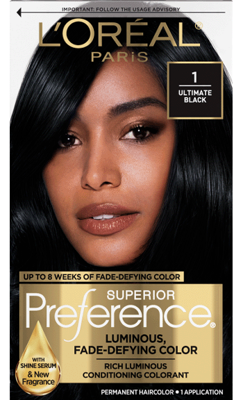 L’Oreal Paris Superior Preference Fade-Defying Color +Shine System – Ultimate Black