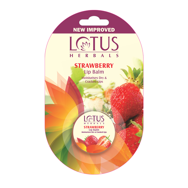 Lotus Herbals Lip Balm - Strawberry 5g