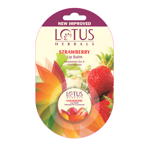 Lotus Herbals Lip Balm - Strawberry 5g
