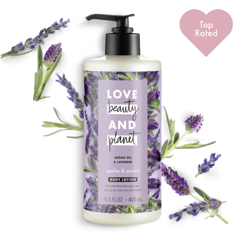 Love Beauty And Planet Argan Oil And Lavender Lotion