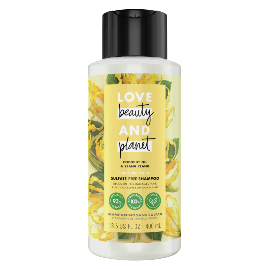 Love Beauty And Planet Sulfate-Free Coconut Oil & Ylang Ylang Shampoo