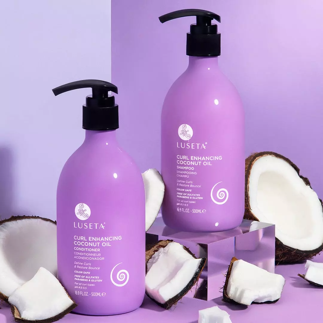 Luseta Curl Enhancing Coconut Oil Shampoo And Conditioner Set