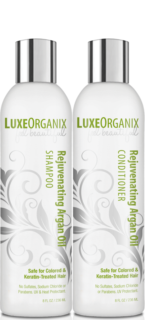LuxeOrganix Moroccan Oil Shampoo and Conditioner