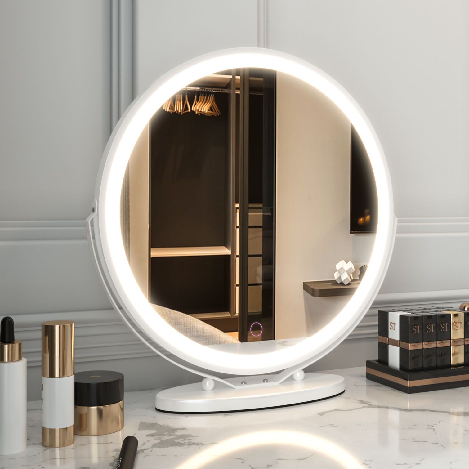 LVSOMT Smart Touch Cosmetic Mirror