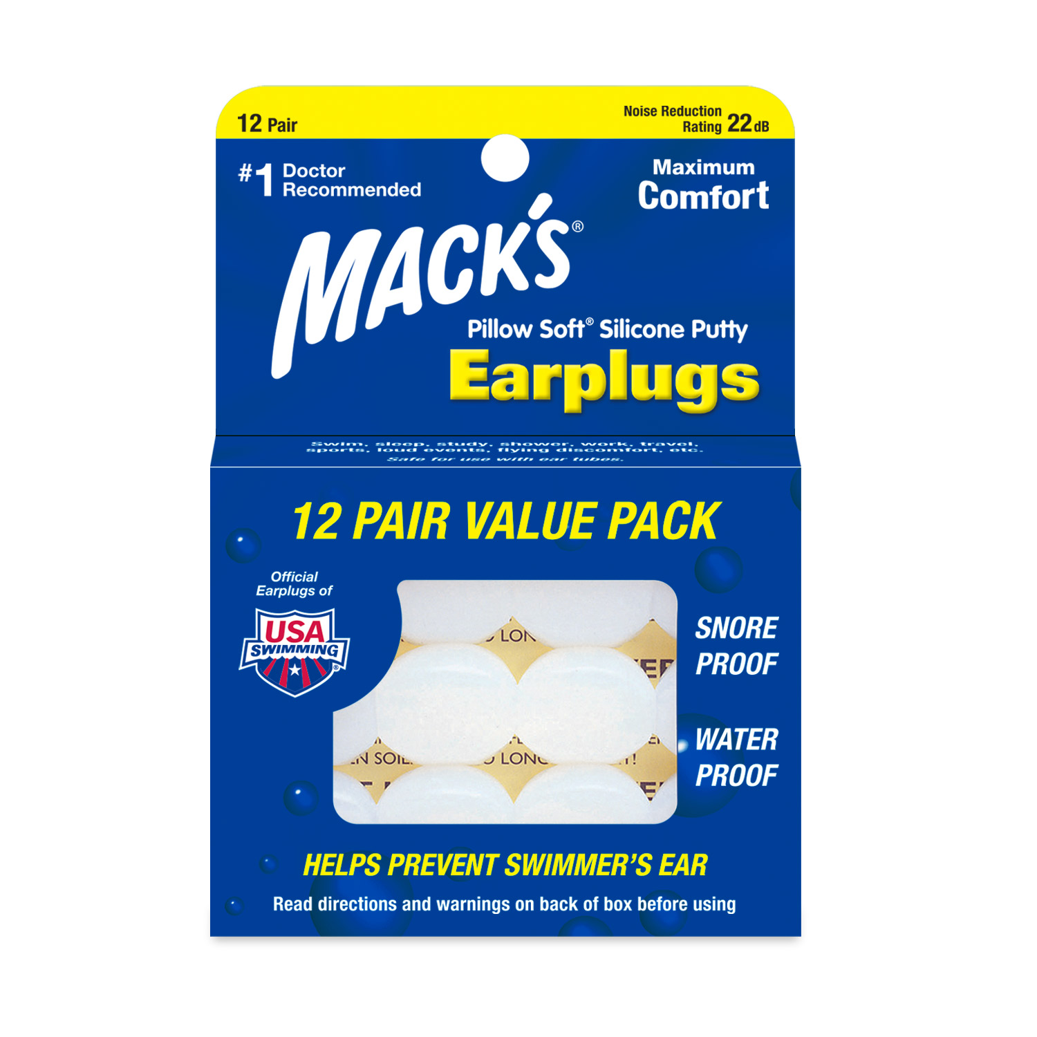 Mack’s Pillow Soft Silicone Earplugs