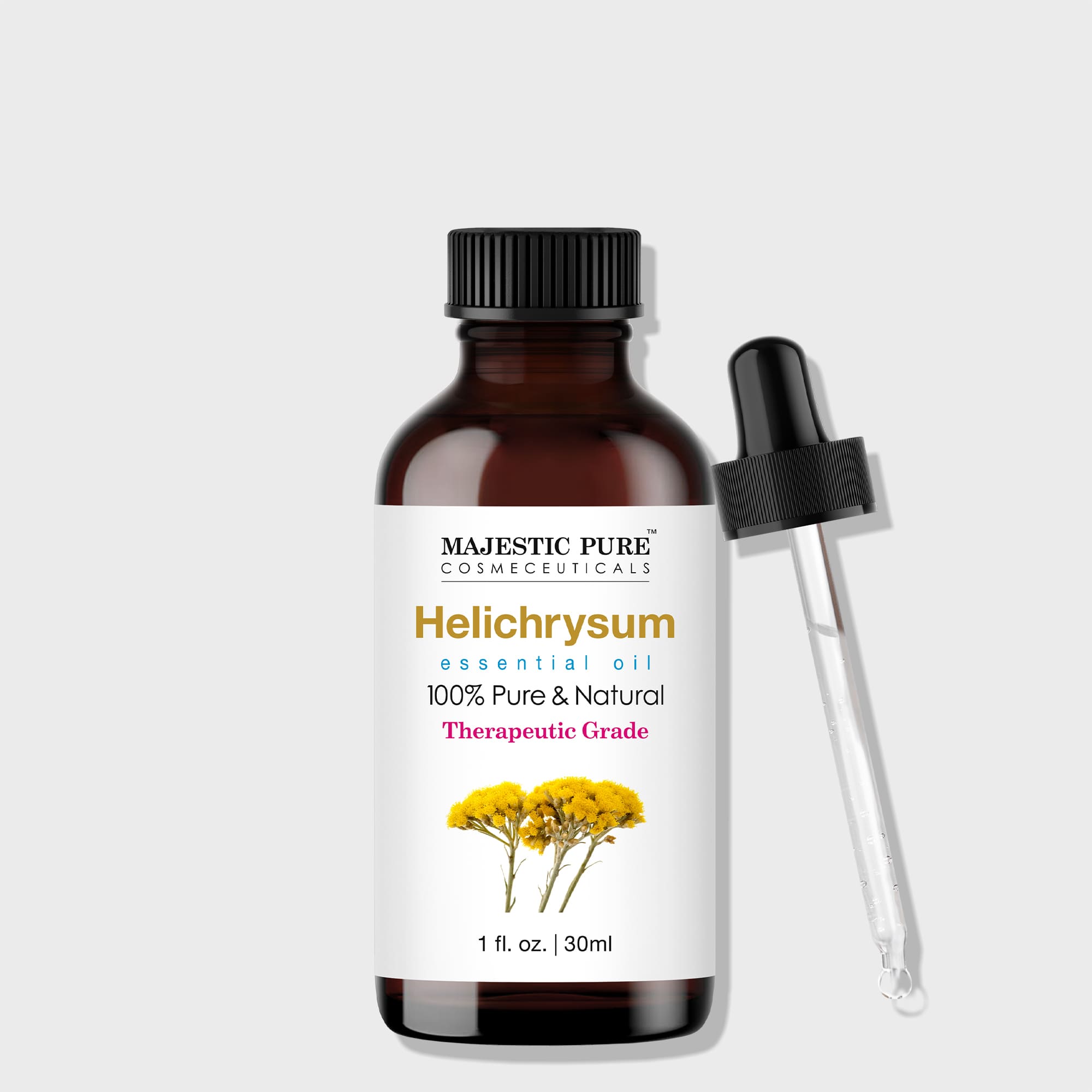 Majestic Pure Cosmeceuticals Helichrysum Essential Oil