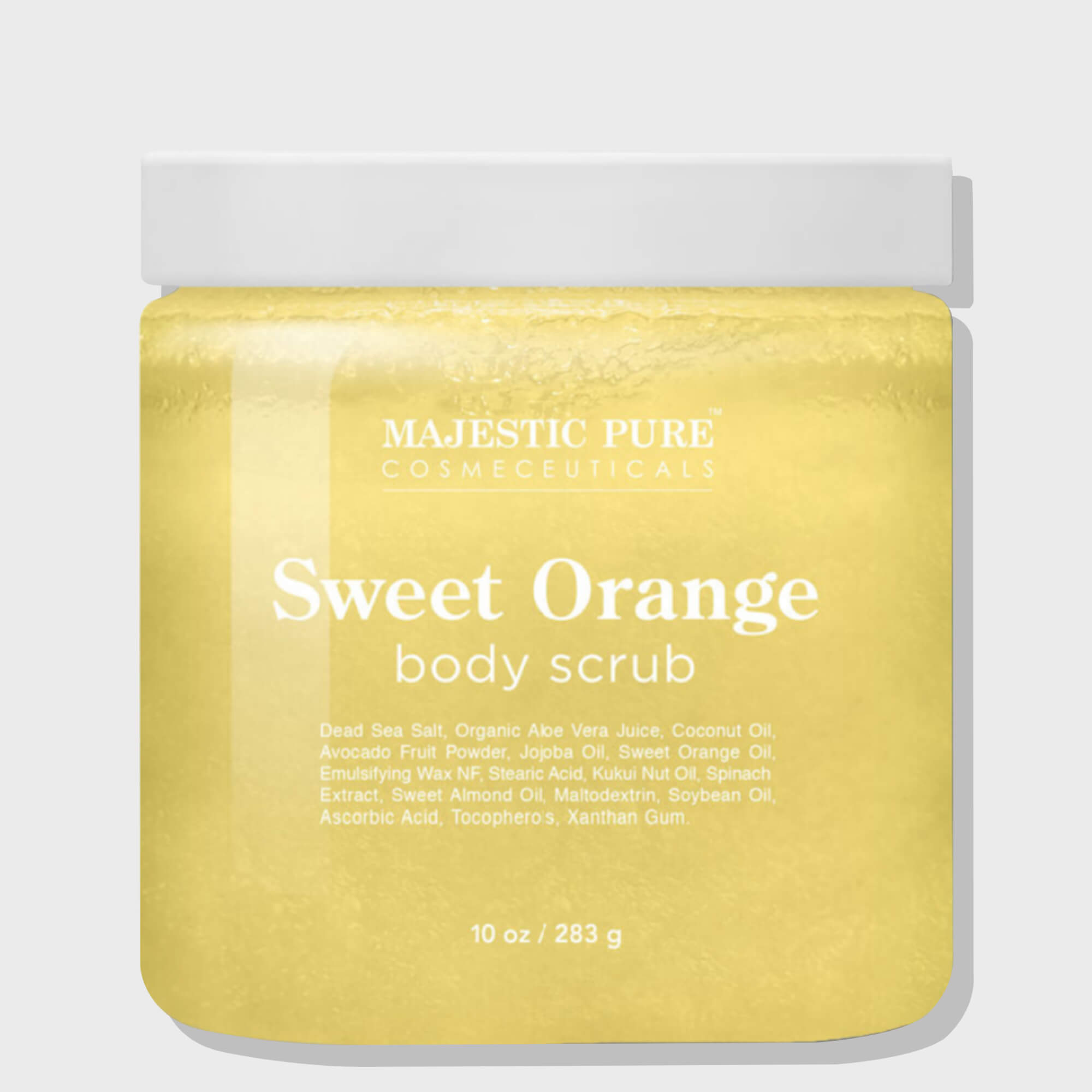 Majestic Pure Sweet Orange Body Scrub - Exfoliates