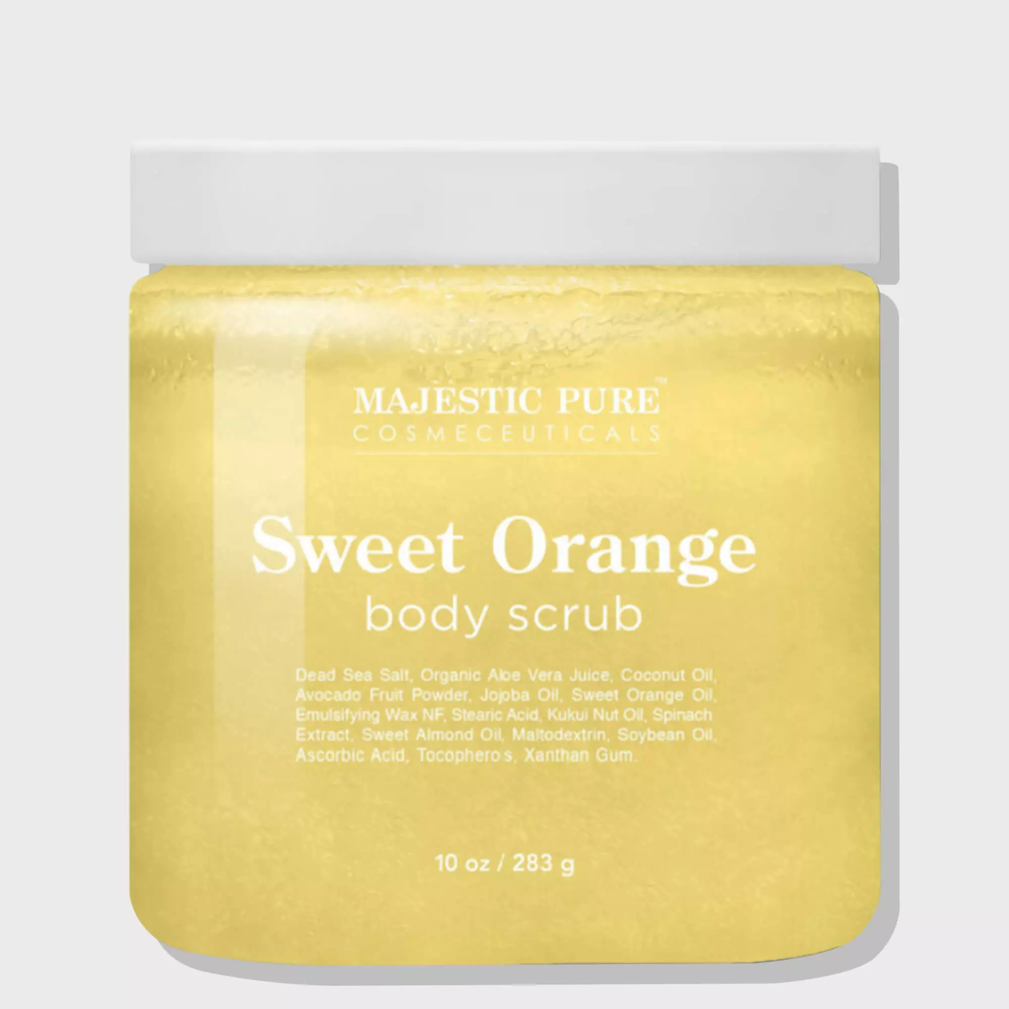 Majestic Pure Sweet Orange Body Scrub - Exfoliates