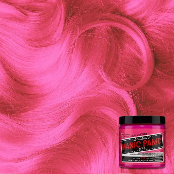 MANIC PANIC Cotton Candy Pink Hair Dye Color 