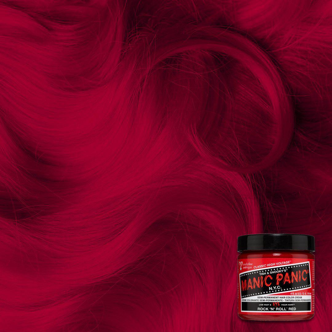 Manic Panic Semi Permanent Hair Color Cream –  Rock ‘N’ Roll Red
