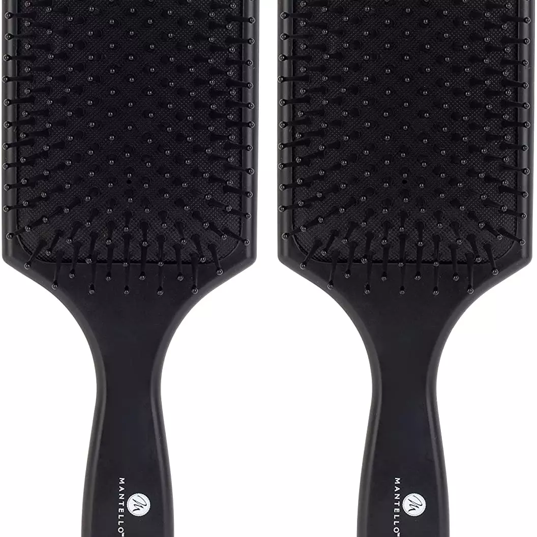 MANTELLO Paddle Hair Brush – Pack Of 2