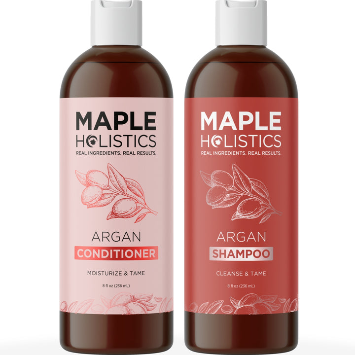 Maple Holistics Argan Oil Shampoo And Hair Conditioner Set