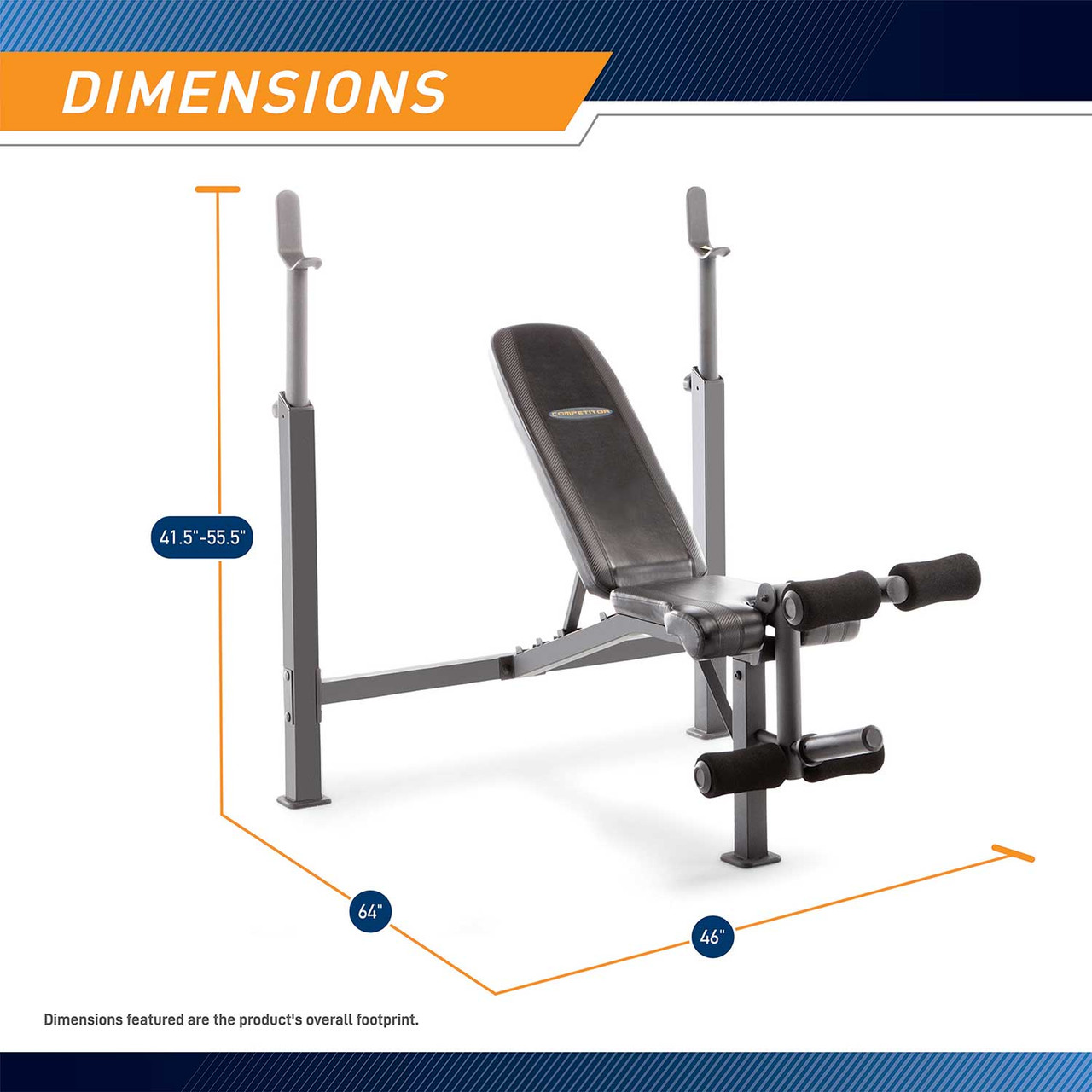 Marcy Competitor Adjustable Olympic Weight Bench