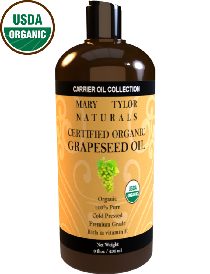 Mary Tylor Naturals Certified Organic Grapeseed Oil