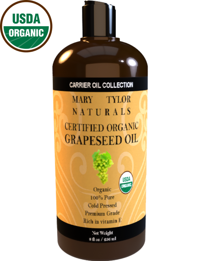 Mary Tylor Naturals Certified Organic Grapeseed Oil