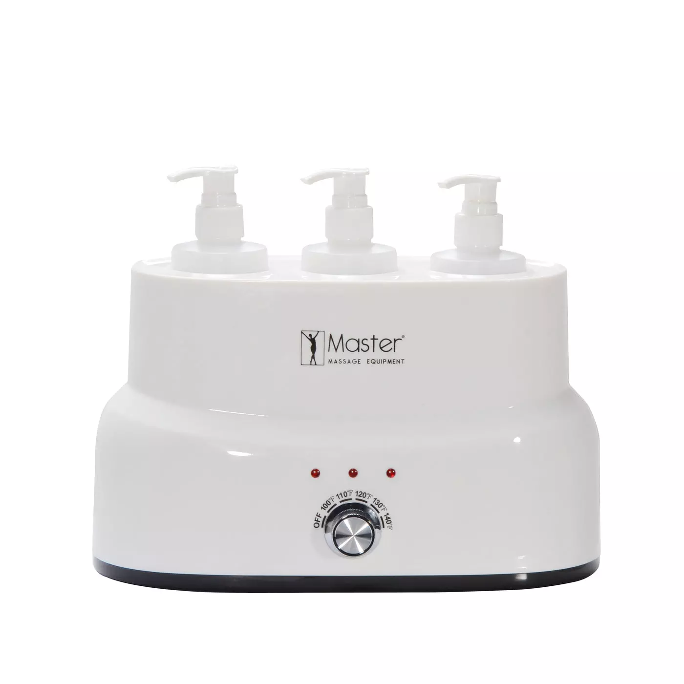 Master Massage Three Bottle Oil Heater, White