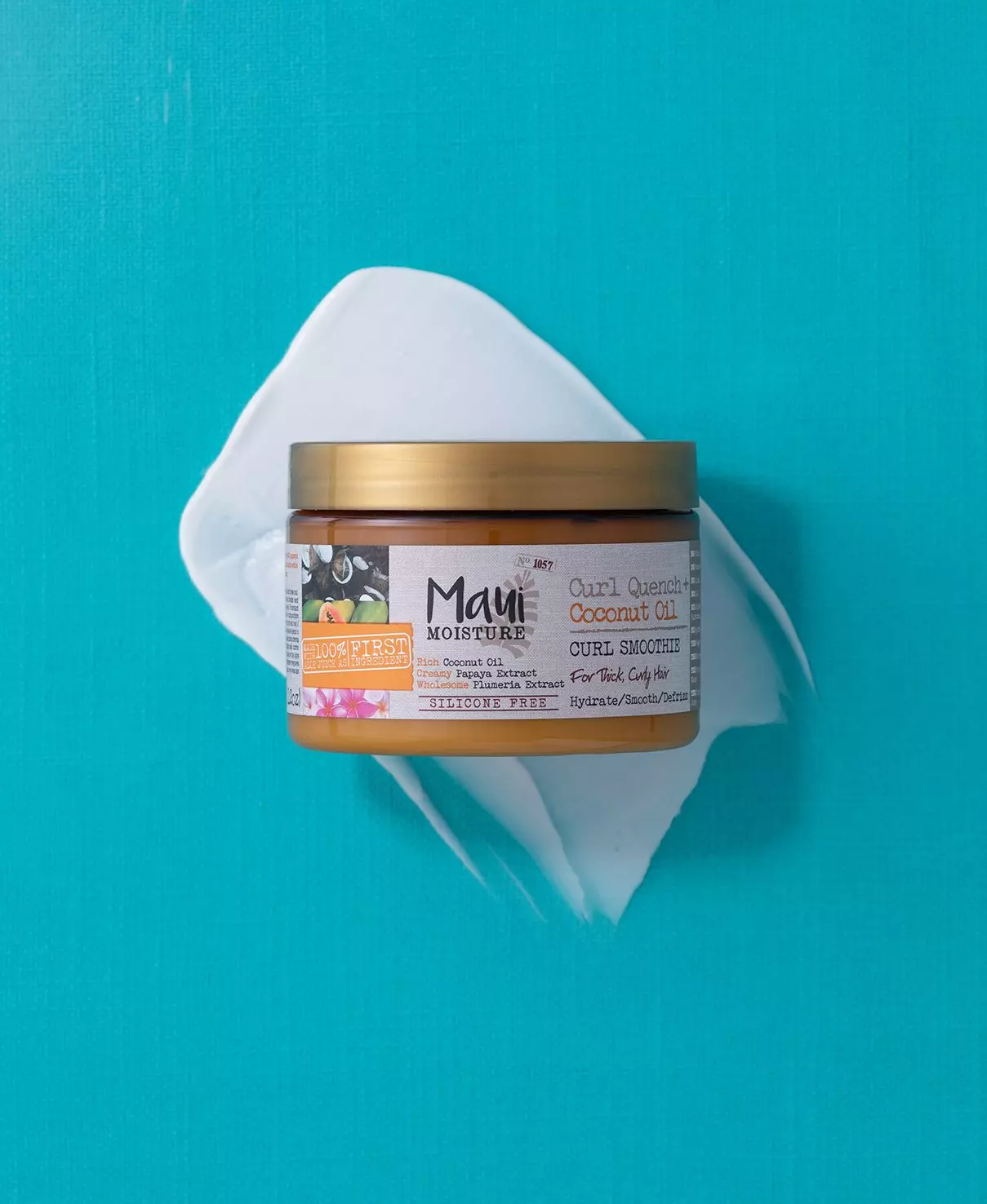 Maui Moisture Coconut Oil Hair Mask for Curly Hair, 340g