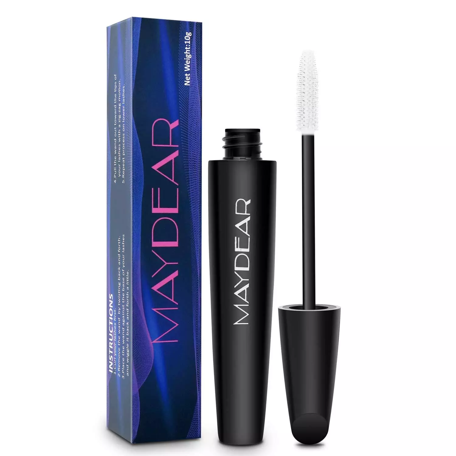 Maydear Waterproof Color Mascara – White