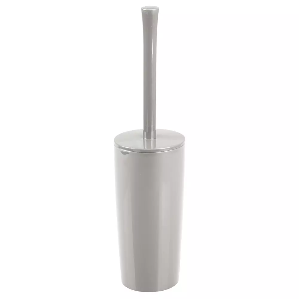 mDesign Compact Toilet Bowl Brush and Holder