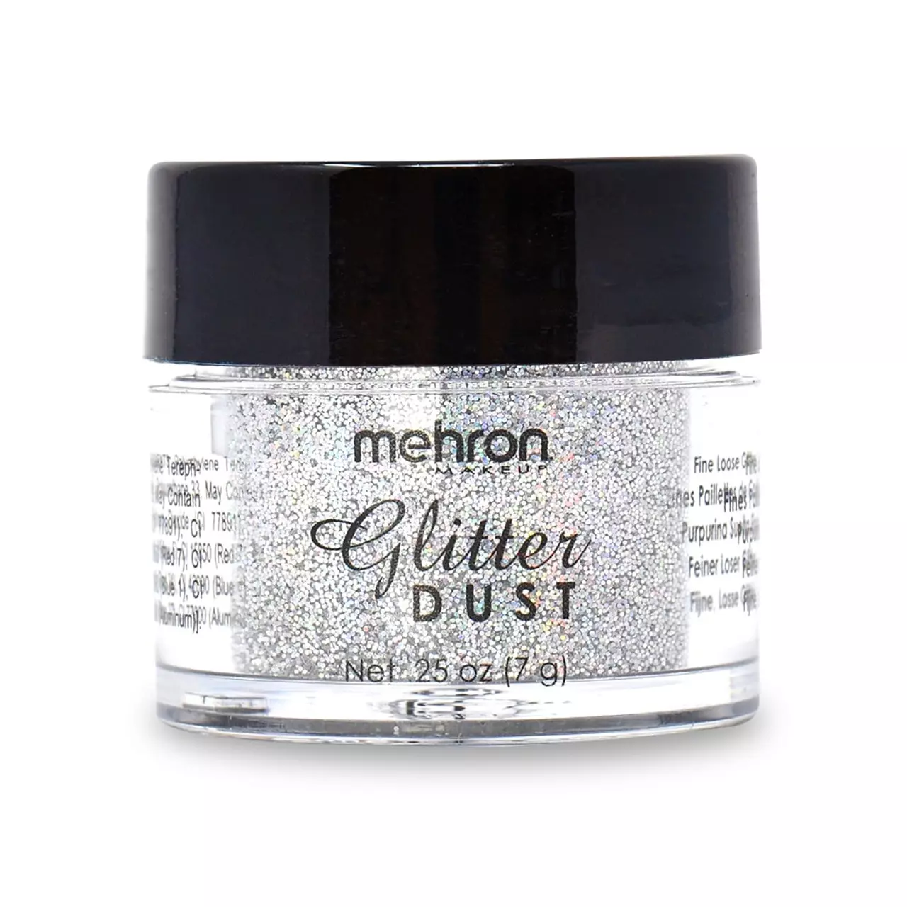 Mehron Makeup GlitterDust (Holographic Silver