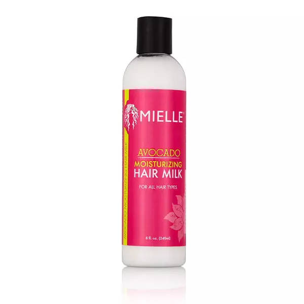 Mielle Organics Avocado Moisturizing Hair Milk for All Hair Types, Moisturizing Lotion for Dry & Thirsty Hair, 8 Ounces