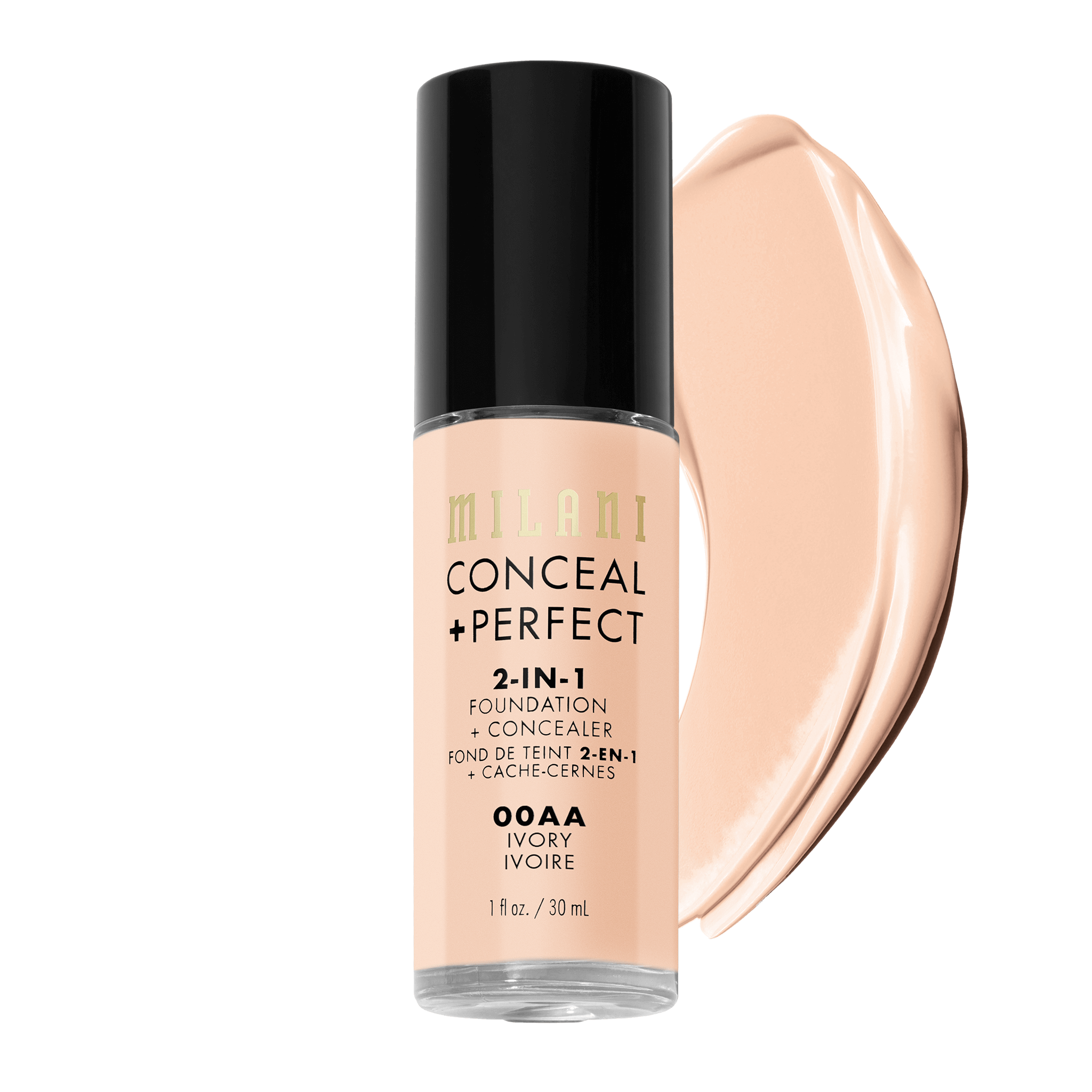 Milani Conceal + Perfect 2-In-1 Foundation + Concealer – Ivory